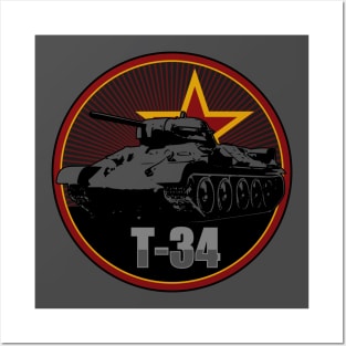 T-34 Tank Posters and Art